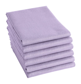 Torchon DDDDD Logo Lila (Lot de 6)