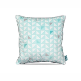 Sierkussen Intimo Pastel Triangle Waterfall Turquoise (45 x 45)