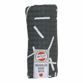 Multidoek Lodger Swaddler Sprinkle print Carbon