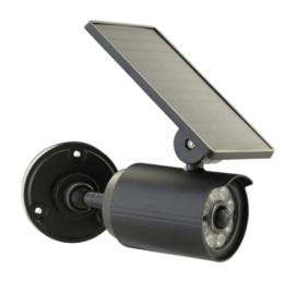 Lampe Solaire Détecteur de Mouvement Luxform Security Solar Palma Black 180 Lumen