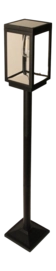Tuinlamp Luxform Solar Post Light Amsterdam Black 30 Lumen