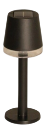 Tischlampe Luxform Solar Cala d'Or Black 1 Lumen (Set von 2)