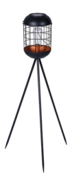 Lampe de Terrasse Luxform Solar Lighthouse Black 15 Lumen