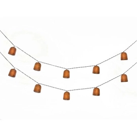 Tuinlamp Luxform Solar Rattan Party Light Brown 5 Lumen