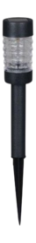 Lampe de Jardin Luxform Solar Rennes Black 5 Lumen (Lot de 3)