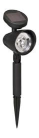 Gartenlampe Luxform Solar Spotlight Lazise Black 5 Lumen (Set von 2)
