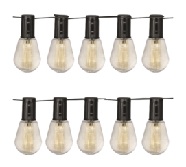 Lampe de Jardin Luxform Solar String Light Alicante Black