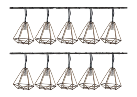 Lampe de Jardin Luxform Solar String Light Sousse Black