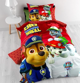Dekbedovertrek Disney Big Paw Patrol Adventure Katoen Multi