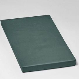 Spannbetttuch Yumeko Deep Green (Satin)-90 x 210 cm