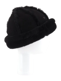 Muts Warmbat Women Cobar Double Faced Skin Black Small