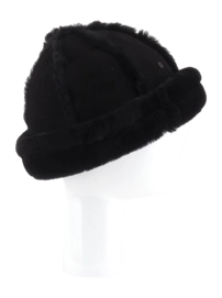 Muts Warmbat Women Cobar Double Faced Skin Black Medium