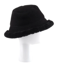 Muts Warmbat Women Moree Hat Double Faced Skin Black Small