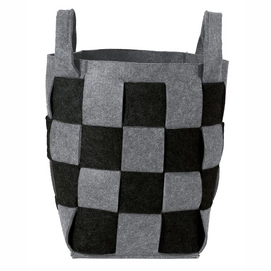 Laundry Basket Sealskin Weave Black