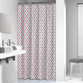 Douchegordijn Sealskin Diamonds Roze
