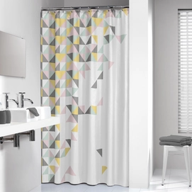 Douchegordijn Sealskin Tangram Multi