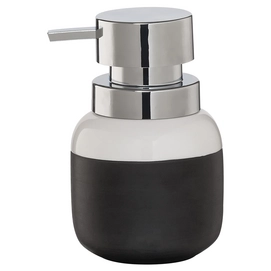 Soap Dispenser Sealskin Sphere Porcelain Black