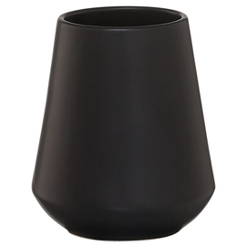 Cup Sealskin Conical Porcelain Black
