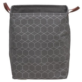 Laundry Basket Sealskin Geometric Grey