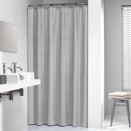 Shower Curtain Sealskin Relative Polyester Grey 180x200 cm