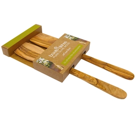 Spatelset Bowls and Dishes Recht Bruin 30 cm (2-delig)