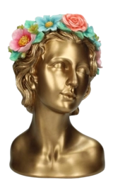 Vaas HD Living Lady Flowers Multi 19 x 18 x 29 cm
