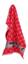 Keukendoek Bunzlau Castle Koe Rood