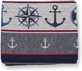 Torchon Bunzlau Castle Marine Dark Blue