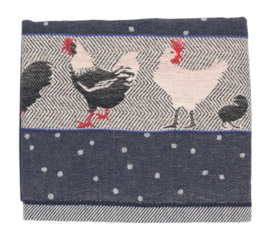 Geschirrtuch Bunzlau Castle Chicken Dark Blue