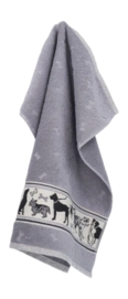 Keukendoek Bunzlau Castle Hond Grijs