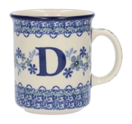 Alphabet-Tasse Bunzlau Castle D (300 ml)