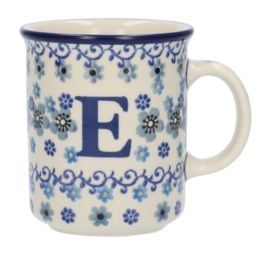 Tasse Alphabet Bunzlau Castle E (300 ml)