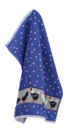Essuie Main Bunzlau Castle Chicken Royal Blue