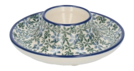 Egg Cup Bunzlau Castle Plate Green Meadow