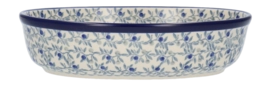 Ovenschaal Bunzlau Castle Ovaal Blue Olive (18,5 x 27 ml)