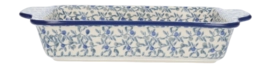 Ovenschaal Bunzlau Castle Met Handvaten Blue Olive (18,5 x 28 cm)
