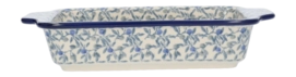 Ovenschaal Bunzlau Castle Met Handvaten Blue Olive (15,5 x 23,5 cm)