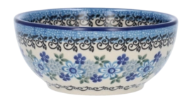 Ciotola Riso Bunzlau Castle 300 ml, Blu Corona di fiori