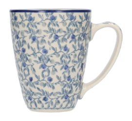 Tasse Bunzlau Castle Avec Anse Blue Olive (340 ml)