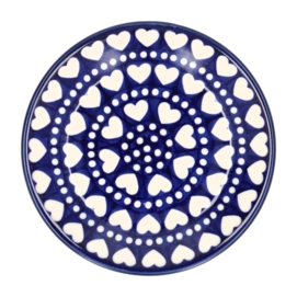 Assiette à Cake Bunzlau Castle Plat Blue Valentine (15,5 cm)