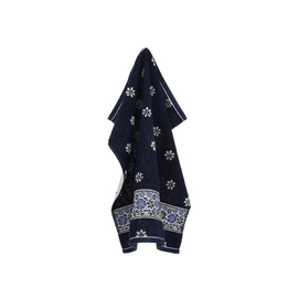 Keukendoek Bunzlau Castle Belle Fleur Donkerblauw