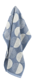 Keukendoek Bunzlau Castle Dots Grijs-Blauw
