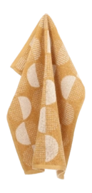 Keukendoek Bunzlau Castle Dots Geel