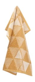 Keukendoek Bunzlau Castle Triangles Geel