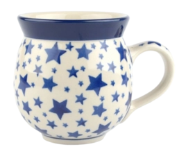 Tasses Bunzlau Castle White Stars (240 ml)