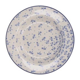 Deep Plate Bunzlau Castle Damselfly (23.5 cm)