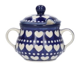 Suikerpot Bunzlau Castle Blue Valentine (200 ml)