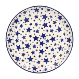 Ontbijtbord Bunzlau Castle White Stars (20 cm)