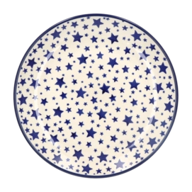 Dinner Plate Bunzlau Castle White Stars (25,5 cm)