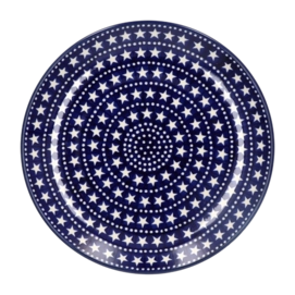 Dinner Plate Bunzlau Castle Blue Stars (25,5 cm)